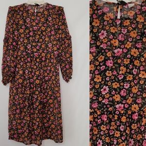 H&M Frill-trimmed Dress Womens XS